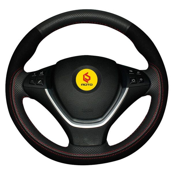 braid on the steering wheel cover for x5 e70 2006-2013 x6 e71 2008-2014 funda volante tampa do volante do carro car styling
braid on the steering wheel cover for x5 e70 2006-2013 x6 e71 2008-2014 funda volante tampa do volante do carro car styling