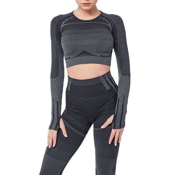 drying breathable quick 2020 fitness seamless yoga suit women's sports running high waist tights, Gray
drying breathable quick 2020 fitness seamless yoga suit women's sports running high waist tights, Gray