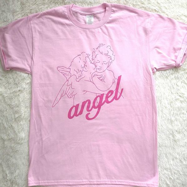 fashion kawaii angel printed women t shirts 2020 summer loose short sleeved casual clothing pink cotton tees vogue t shirts, White
fashion kawaii angel printed women t shirts 2020 summer loose short sleeved casual clothing pink cotton tees vogue t shirts, White