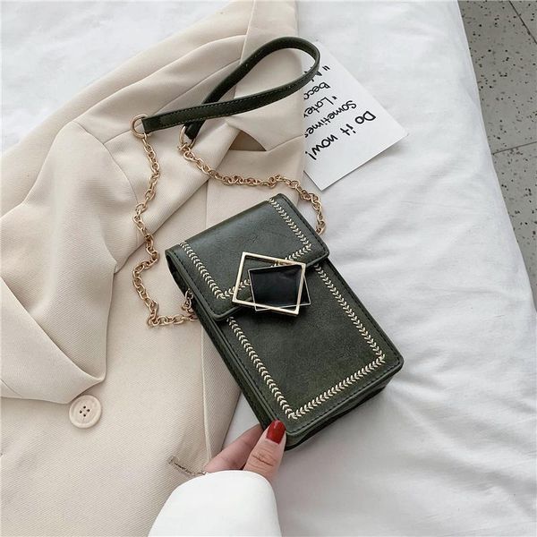 2020 solid color female bag new messenger bag ladies shoulder luxury female mini chain mobile phone
2020 solid color female bag new messenger bag ladies shoulder luxury female mini chain mobile phone