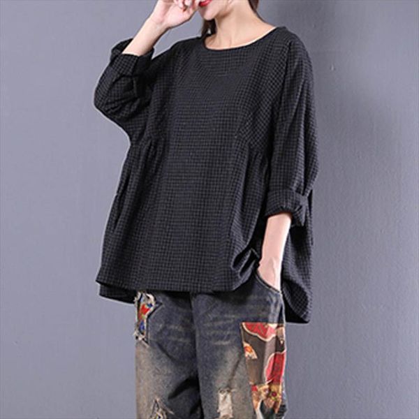 2020 zanzea women vintage blouse long sleeve round neck check plaid cotton linen pullover blusas ruffles flouncing shirt top, White
2020 zanzea women vintage blouse long sleeve round neck check plaid cotton linen pullover blusas ruffles flouncing shirt top, White