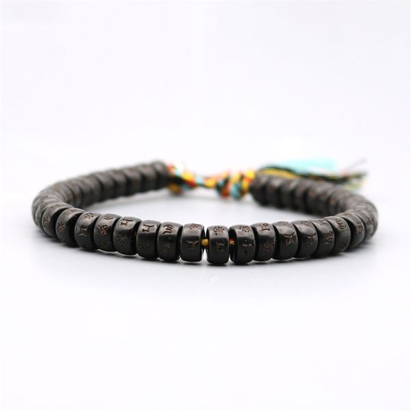 tibetan lucky buddhist black coconut shell bracelet y200107, Golden;silver
tibetan lucky buddhist black coconut shell bracelet y200107, Golden;silver