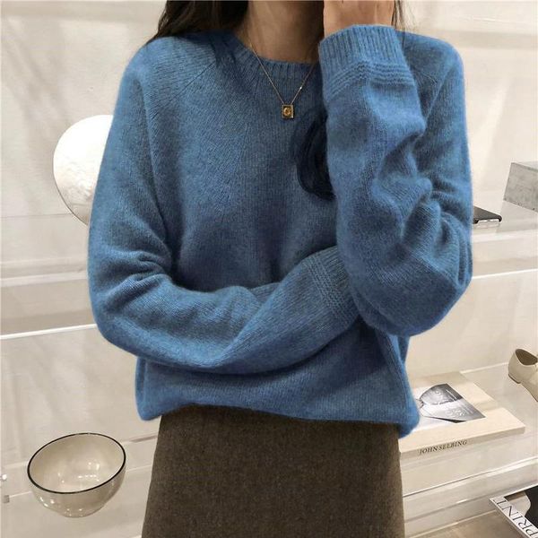 women's sweaters chic 2021 autumn winter pullovers warm minimalist korean oversize fashionable solid lady soft harajuku jumpers, White;black
women's sweaters chic 2021 autumn winter pullovers warm minimalist korean oversize fashionable solid lady soft harajuku jumpers, White;black