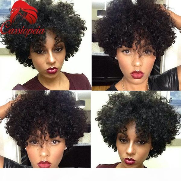short kinky curly full lace wigs with bangs glueless 8a grade lace front wig indian remy human hair for black women, Black;brown
short kinky curly full lace wigs with bangs glueless 8a grade lace front wig indian remy human hair for black women, Black;brown