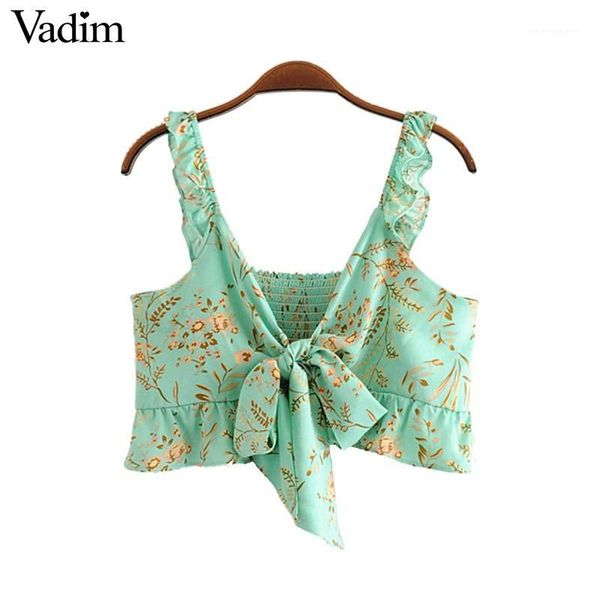 vadim women print v neck short style blouse sleeveless bow tie decorate back elastic female casual sweet chic blusas wa3561, White
vadim women print v neck short style blouse sleeveless bow tie decorate back elastic female casual sweet chic blusas wa3561, White