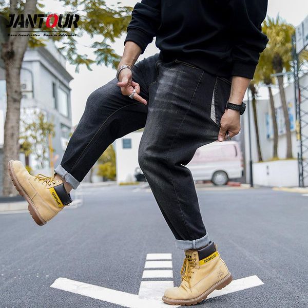 men's jeans baggy autumn winter men clothing casual oversize harem pants vaqueros hombre elasticity loose trousers man big size 46 48, Blue
men's jeans baggy autumn winter men clothing casual oversize harem pants vaqueros hombre elasticity loose trousers man big size 46 48, Blue