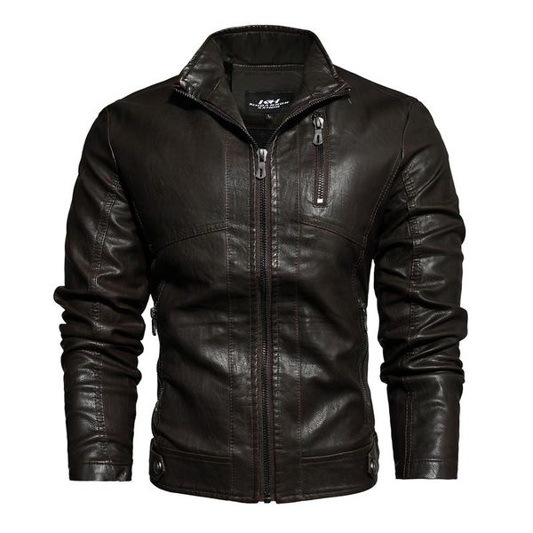 winter fashion mens leather jackets stand collar zipper pu coats biker motorcycle faux leather jacket and coats fleece warm, Black
winter fashion mens leather jackets stand collar zipper pu coats biker motorcycle faux leather jacket and coats fleece warm, Black