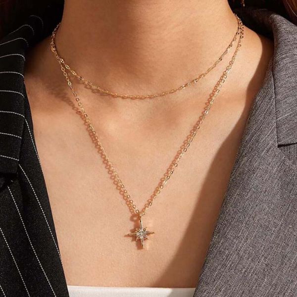gold color choker necklace for women 2 layers cute star pendant chain necklaces & pendants velvet chokers fashion jewelry, Golden;silver
gold color choker necklace for women 2 layers cute star pendant chain necklaces & pendants velvet chokers fashion jewelry, Golden;silver