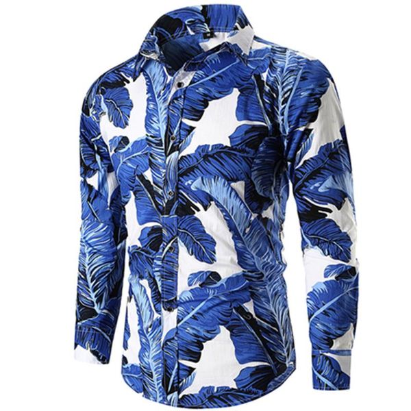 2020 spring and autumn fashion new men's casual long sleeve flower shirt / men's slim lapel beach holiday floral shirt, White;black
2020 spring and autumn fashion new men's casual long sleeve flower shirt / men's slim lapel beach holiday floral shirt, White;black