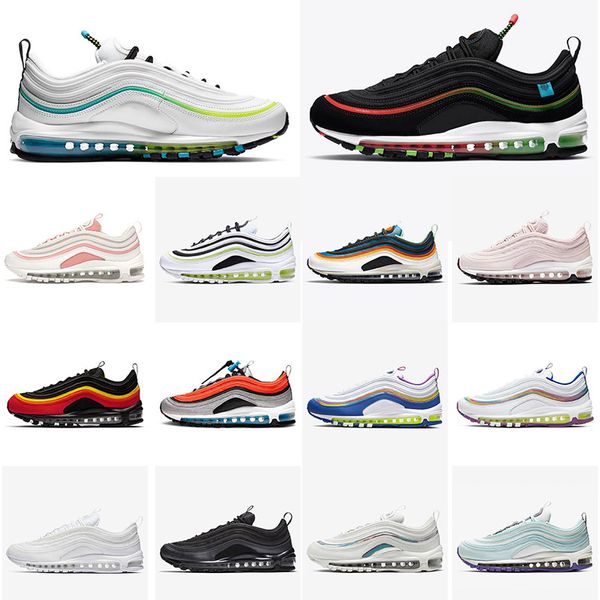 97 worldwide black mens running shoes triple black white sliver bullet metalic gold 97s men women trainer sports sneakers 
97 worldwide black mens running shoes triple black white sliver bullet metalic gold 97s men women trainer sports sneakers