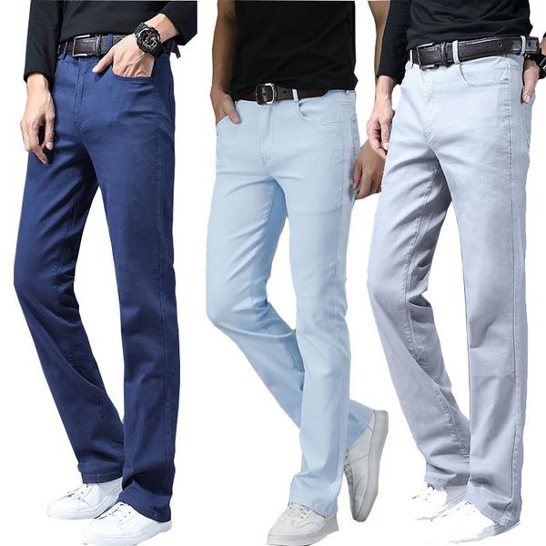 flare men's micro brem pants denim korean slacks of the casual expanded gray stretch elastic size 28-38. jzz0, Blue
flare men's micro brem pants denim korean slacks of the casual expanded gray stretch elastic size 28-38. jzz0, Blue