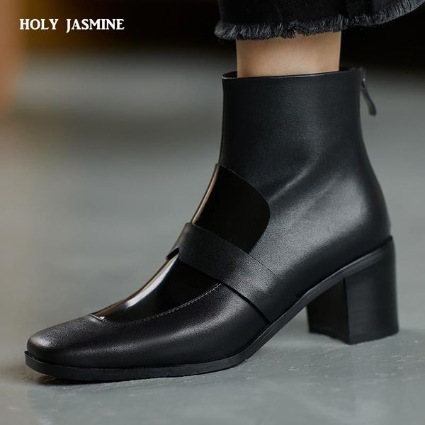 2020 autumn new genuine leather party fashion woman shoes large size ankle boots heel 6cm square toe high heel riding boots, Black
2020 autumn new genuine leather party fashion woman shoes large size ankle boots heel 6cm square toe high heel riding boots, Black