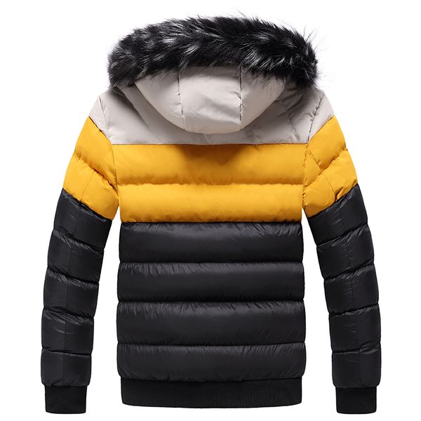 winter jacket men fashion fur collar male padded parka mens patchwork thick jackets and coats man windbreaker parkas m-5xl 201118, Black
winter jacket men fashion fur collar male padded parka mens patchwork thick jackets and coats man windbreaker parkas m-5xl 201118, Black