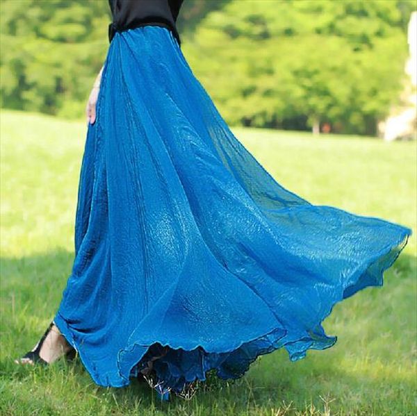 bohemia boho summer pleated beach skirts women chiffon long skirt ladies floor length full skirts beach skirt for women, Black
bohemia boho summer pleated beach skirts women chiffon long skirt ladies floor length full skirts beach skirt for women, Black