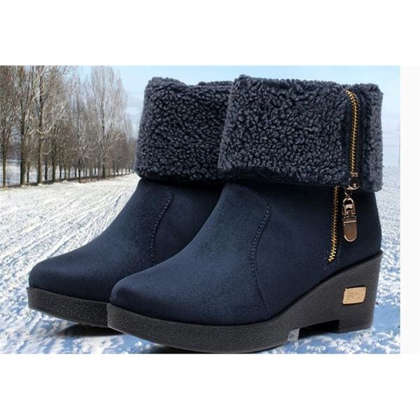2021 new send autumn winter women's cloth thickened slope heel waterproof table thick bottom short boots plk1, Black
2021 new send autumn winter women's cloth thickened slope heel waterproof table thick bottom short boots plk1, Black