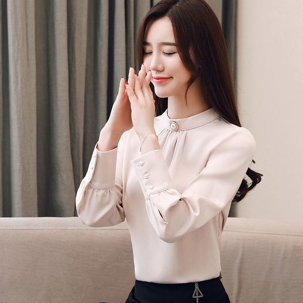 women's blouses & shirts 2021 fashion women long sleeve shirt blouse casual spring autumn korean female plus size office work wear, White
women's blouses & shirts 2021 fashion women long sleeve shirt blouse casual spring autumn korean female plus size office work wear, White