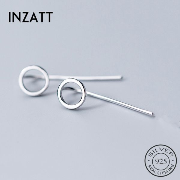inzatt real 925 sterling silver minimalist hollow round drop earrings for elegant women party fine jewelry 2019 accessories, Black
inzatt real 925 sterling silver minimalist hollow round drop earrings for elegant women party fine jewelry 2019 accessories, Black