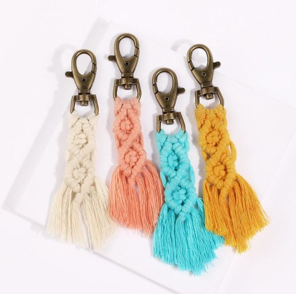 vintage bohemia cotton macrame keychain new style tassel key chain pure handmade creative cotton thread tassel key chain accessories, Silver
vintage bohemia cotton macrame keychain new style tassel key chain pure handmade creative cotton thread tassel key chain accessories, Silver