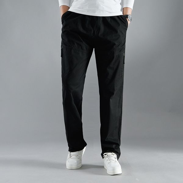 straight 2021 new washed cotton middle age casual overalls fat men's pants, Black
straight 2021 new washed cotton middle age casual overalls fat men's pants, Black