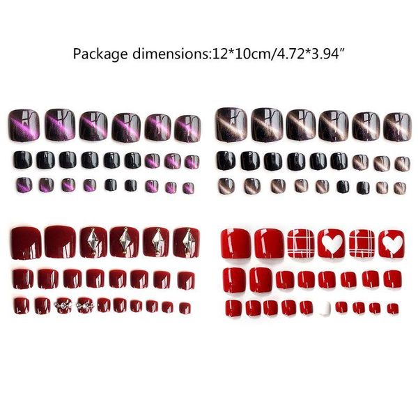 false nails 24pcs/set 3d cute fashion with adhesive easy install nail decor for bride manicure store, Red;gold
false nails 24pcs/set 3d cute fashion with adhesive easy install nail decor for bride manicure store, Red;gold