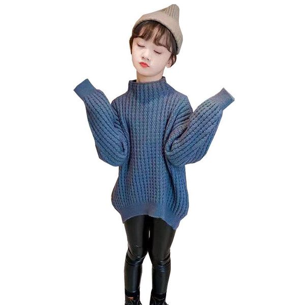 4-10 year girl knitted sweater jacket thicken warm autumn winter new korean version long-sleeved pullover quality child clothing, Blue
4-10 year girl knitted sweater jacket thicken warm autumn winter new korean version long-sleeved pullover quality child clothing, Blue