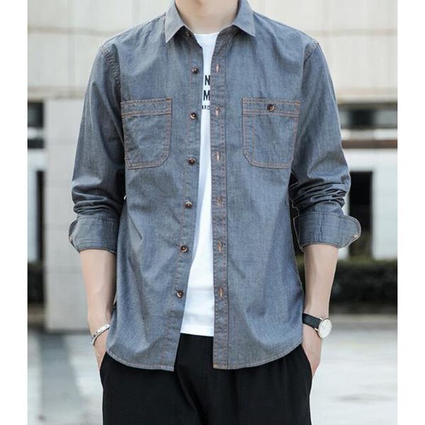 2021 men denim fina long shirt macio 100% cotton two skinny pockets in cowboy brim pants lr5v, White
2021 men denim fina long shirt macio 100% cotton two skinny pockets in cowboy brim pants lr5v, White