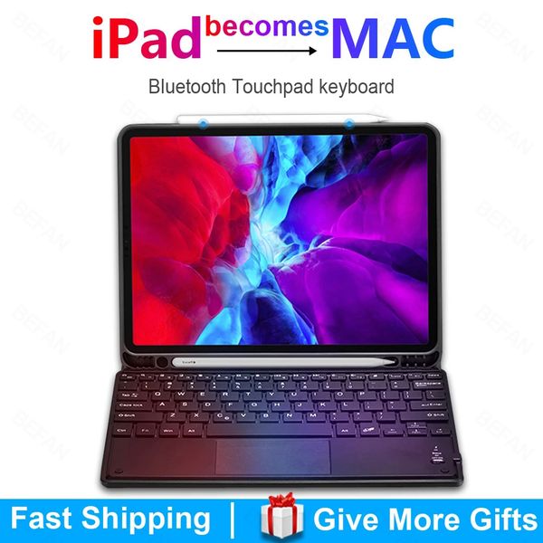 touchpad keyboard for ipad 10.9 10.2 case for apple ipad 2017 2018 air 4 3 2 pro 9.7 10.5 11 2019 2020 8th funda cover keyboard
touchpad keyboard for ipad 10.9 10.2 case for apple ipad 2017 2018 air 4 3 2 pro 9.7 10.5 11 2019 2020 8th funda cover keyboard