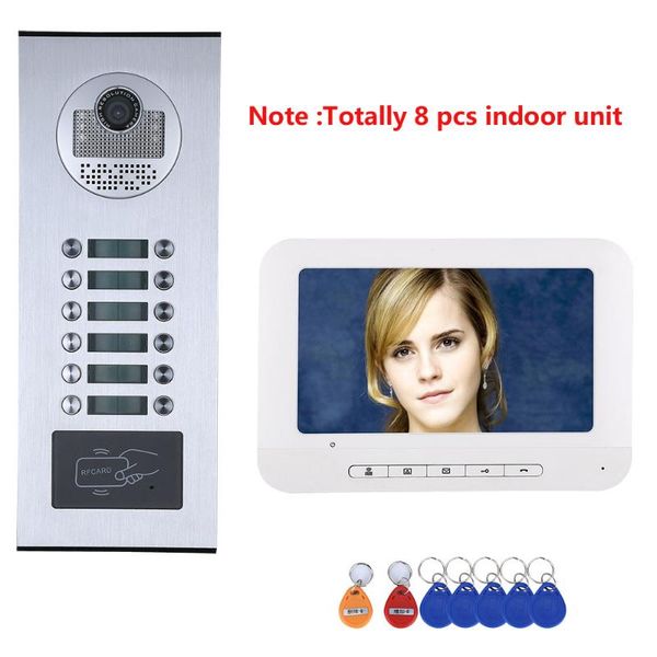 8/9/10/11/12 apartment/family video door phone intercom system rfid ir-cut hd 1000tvl camera with 12 button waterproof
8/9/10/11/12 apartment/family video door phone intercom system rfid ir-cut hd 1000tvl camera with 12 button waterproof