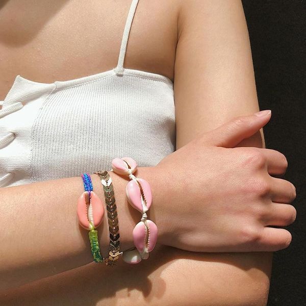 fashion coin pendants shell multi layer adjustable boho shell bracelet for women girl party jewelry gifts, Golden;silver
fashion coin pendants shell multi layer adjustable boho shell bracelet for women girl party jewelry gifts, Golden;silver