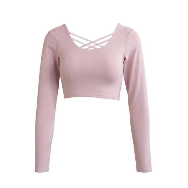new arrival good quality l-u-l-u fashion fitness yoga suit sports outdoor clothing comfortable women's t-shirt long sleeve with chest p, White
new arrival good quality l-u-l-u fashion fitness yoga suit sports outdoor clothing comfortable women's t-shirt long sleeve with chest p, White