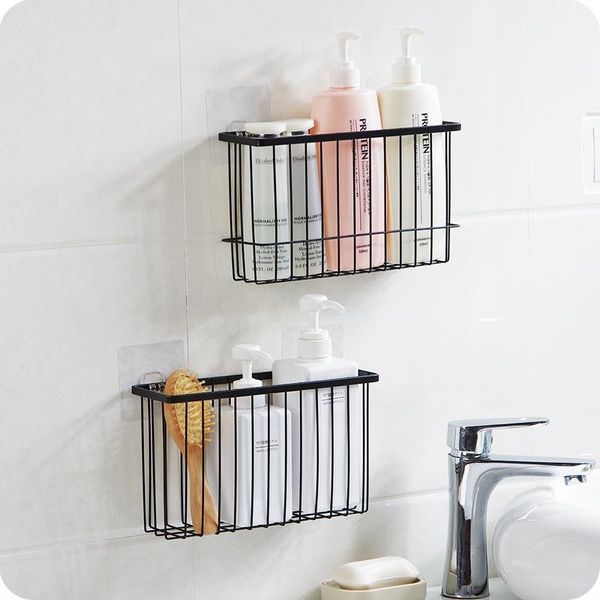 simple wall-mounted iron storage rack bathroom shelf no hole installation storage basket organizer bathroom accessories1
simple wall-mounted iron storage rack bathroom shelf no hole installation storage basket organizer bathroom accessories1