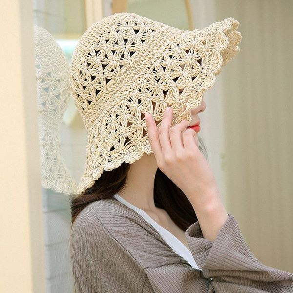 wide brim hats japanese-style soft hollow-out sunshade straw hat korean-style women casual beach summer sunscreen fisherman, Blue;gray
wide brim hats japanese-style soft hollow-out sunshade straw hat korean-style women casual beach summer sunscreen fisherman, Blue;gray