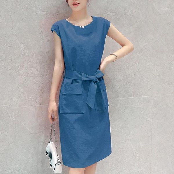 fashion new spring 2020 summer ladies sleeveless round neck solid color dress women fashion summer bandage pocket pure color1, Black;gray
fashion new spring 2020 summer ladies sleeveless round neck solid color dress women fashion summer bandage pocket pure color1, Black;gray