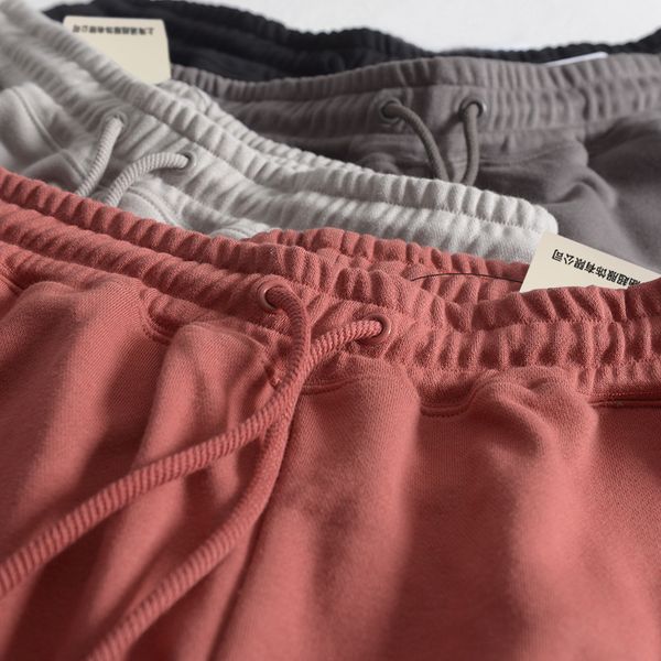 summer thickened pant fashion brand loose straight sports casual capris men's shorts solid color beach pants, White;black
summer thickened pant fashion brand loose straight sports casual capris men's shorts solid color beach pants, White;black