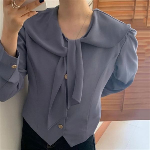 2021 new female shirts in the solid fashion peter pan collar unique bow breasted mangoes shirt lady office clothes spring 580f, White
2021 new female shirts in the solid fashion peter pan collar unique bow breasted mangoes shirt lady office clothes spring 580f, White