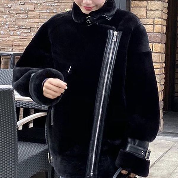 malina moto biker stand collar faux fur coats women fashion loose zipper jackets women elegant solid coats female ladies jmx1016, Black;brown
malina moto biker stand collar faux fur coats women fashion loose zipper jackets women elegant solid coats female ladies jmx1016, Black;brown