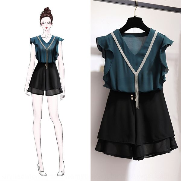 two piece two-piece set chiffon age chiffon suit for women's summer dress with thick waist and covering belly for young women's ag, Gray
two piece two-piece set chiffon age chiffon suit for women's summer dress with thick waist and covering belly for young women's ag, Gray