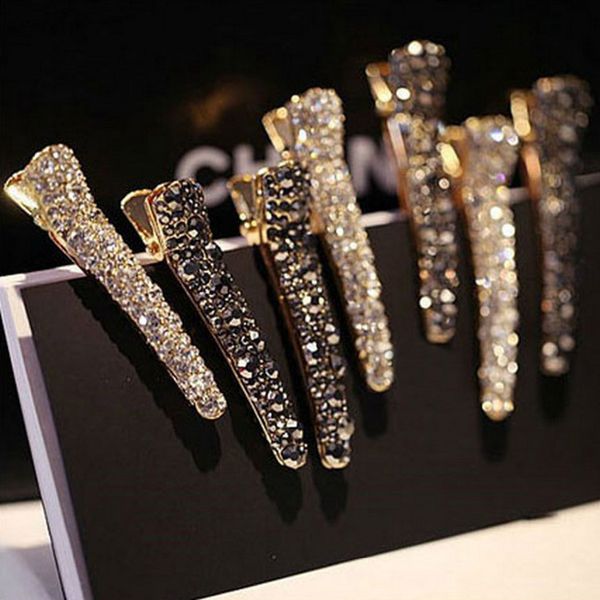 new women hair clips alloy crystal hairpins barrettes girls elegant hairgrips hair accessories for woman fashion hairpin, Golden;silver
new women hair clips alloy crystal hairpins barrettes girls elegant hairgrips hair accessories for woman fashion hairpin, Golden;silver