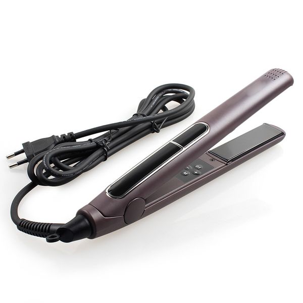 hair curler hair straightener with lcd display ceramic flat fast styling flat iron us/eu/uk plug available, Black
hair curler hair straightener with lcd display ceramic flat fast styling flat iron us/eu/uk plug available, Black
