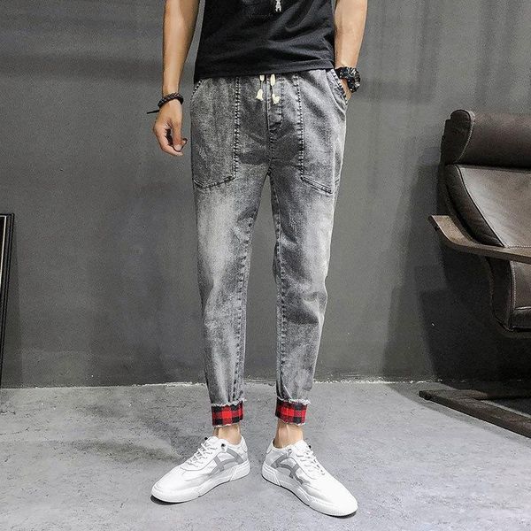 men's jeans nice autumn and winter men fashion casual long male korean version of the trend wild waist pants feet gray 29-35, Blue
men's jeans nice autumn and winter men fashion casual long male korean version of the trend wild waist pants feet gray 29-35, Blue