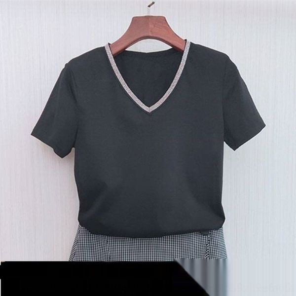 5ue8o professional amasite women's versatile t-shirt coat 2020 summer new wear v-neck short sleeve t-shirt women's slim half sleev, White
5ue8o professional amasite women's versatile t-shirt coat 2020 summer new wear v-neck short sleeve t-shirt women's slim half sleev, White