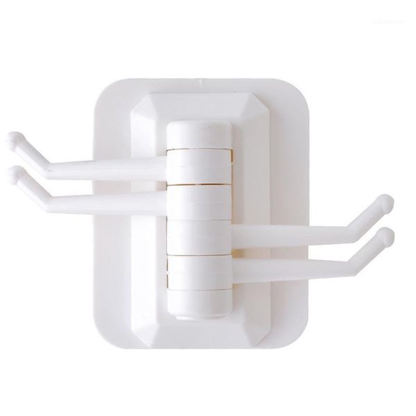 hooks & rails traceless storage rack multi-use wall 4-link towel bathroom hook rotatable1
hooks & rails traceless storage rack multi-use wall 4-link towel bathroom hook rotatable1
