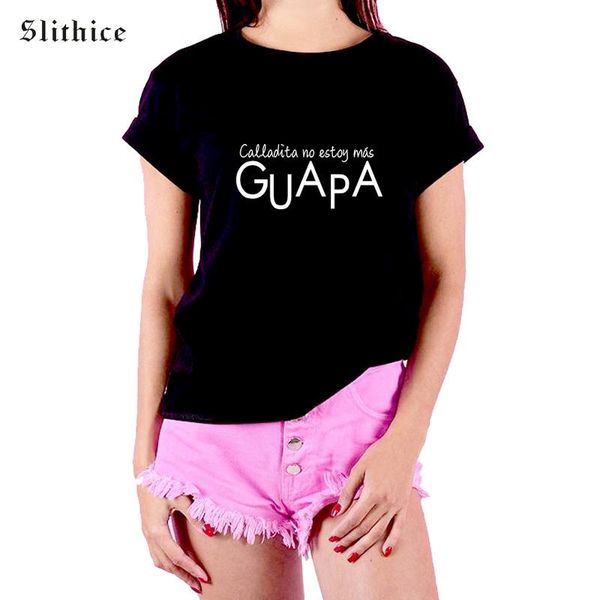 slithice fashion summer t-shirt women shirts casual short sleeve spanish letter printed cotton harajuku female t-shirt, White
slithice fashion summer t-shirt women shirts casual short sleeve spanish letter printed cotton harajuku female t-shirt, White
