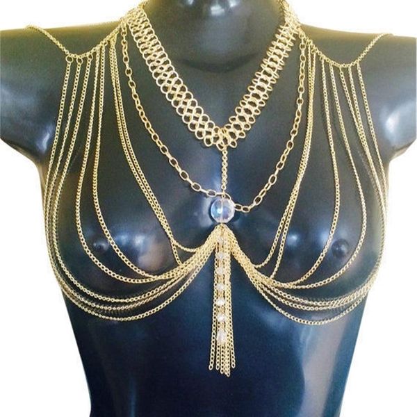gold/silver halter lingerie showgirl shoulder necklace exotic bra chain harness slave full body ketting jewelry by090 t200508
gold/silver halter lingerie showgirl shoulder necklace exotic bra chain harness slave full body ketting jewelry by090 t200508