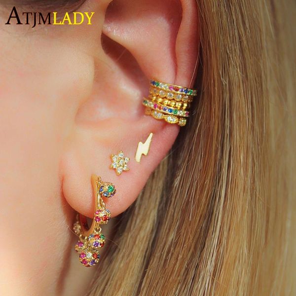 aros mujer oreja rainbow colorful disco charm elegance earring 2021 luxury women jewelry small hoops floating charms trendy, Golden;silver
aros mujer oreja rainbow colorful disco charm elegance earring 2021 luxury women jewelry small hoops floating charms trendy, Golden;silver