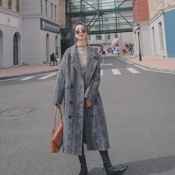 suit cloth coat temperament of female in han edition loose 2020 autumn/winter long over-the-knee woolen cloth coat, Black
suit cloth coat temperament of female in han edition loose 2020 autumn/winter long over-the-knee woolen cloth coat, Black