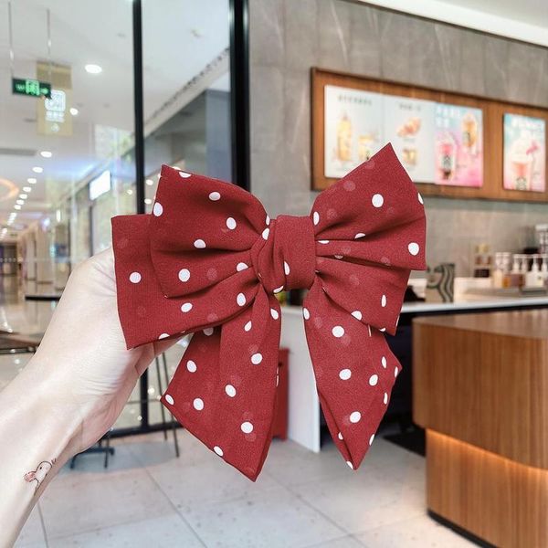 1pc chiffon dot hair bows hair clip bowknot hairpin handmade hair styling accessories headdress hairgrips barrettes len qyljse, Black;brown
1pc chiffon dot hair bows hair clip bowknot hairpin handmade hair styling accessories headdress hairgrips barrettes len qyljse, Black;brown