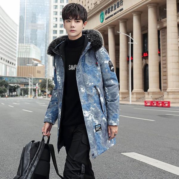 winter jacket men thicken warm parkas casual long outwear hooded collar coats section trend youth handsome camouflage clothes1, Black
winter jacket men thicken warm parkas casual long outwear hooded collar coats section trend youth handsome camouflage clothes1, Black
