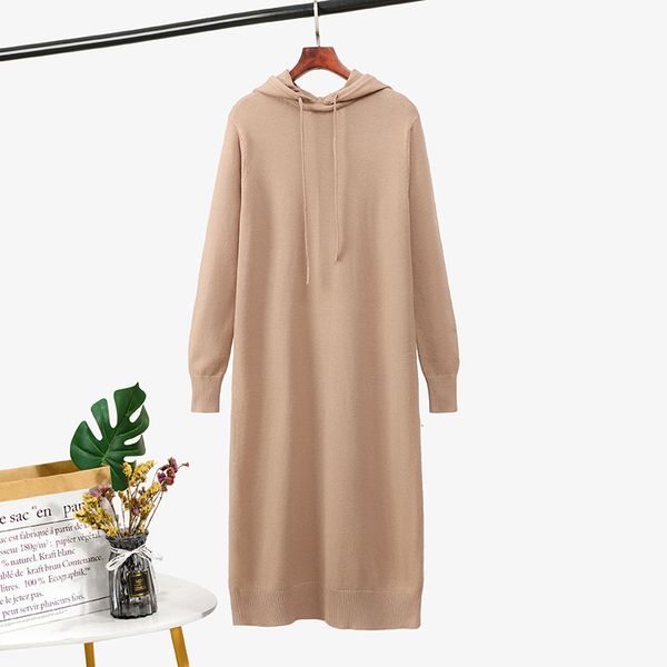 2021 new oversize autumn winter basic hooded long sweater women loose thick maix female robe chic knit straight dress stol, Black;gray
2021 new oversize autumn winter basic hooded long sweater women loose thick maix female robe chic knit straight dress stol, Black;gray