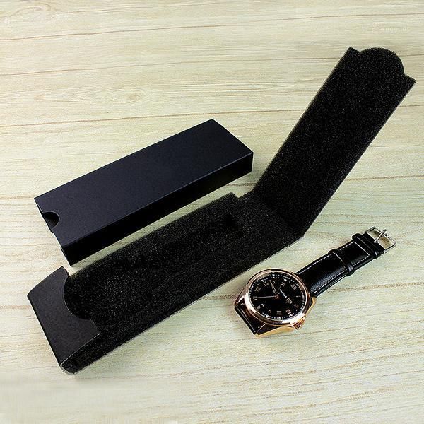 wholesale-new simple design watch box packaging gift watch accessories box watches folding box black original design patent boxes watch1, Black;blue
wholesale-new simple design watch box packaging gift watch accessories box watches folding box black original design patent boxes watch1, Black;blue